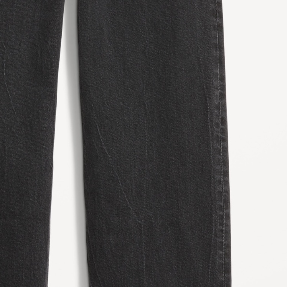 High Waisted Wide Leg Black Jeans - Picture 5 of 5